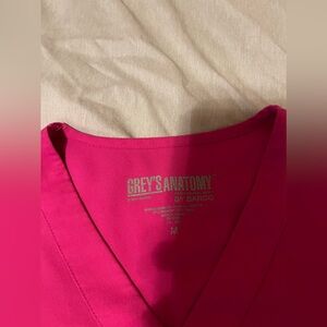 Greys Anatomy Pink Scrub set